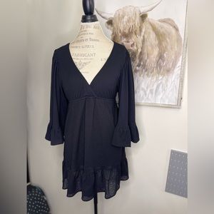 EUC Judith March Black Dress Small Evening Holiday